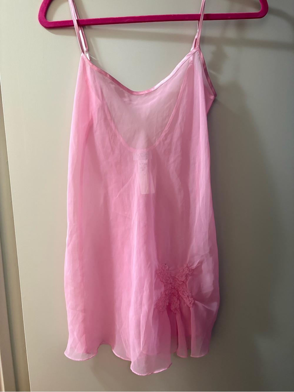 Sheer Pink Slip Chemise